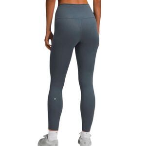 LULULEMON ATHLETICA Wunder Train Hi-Rise Tight 25' In Oil Grey Size 6